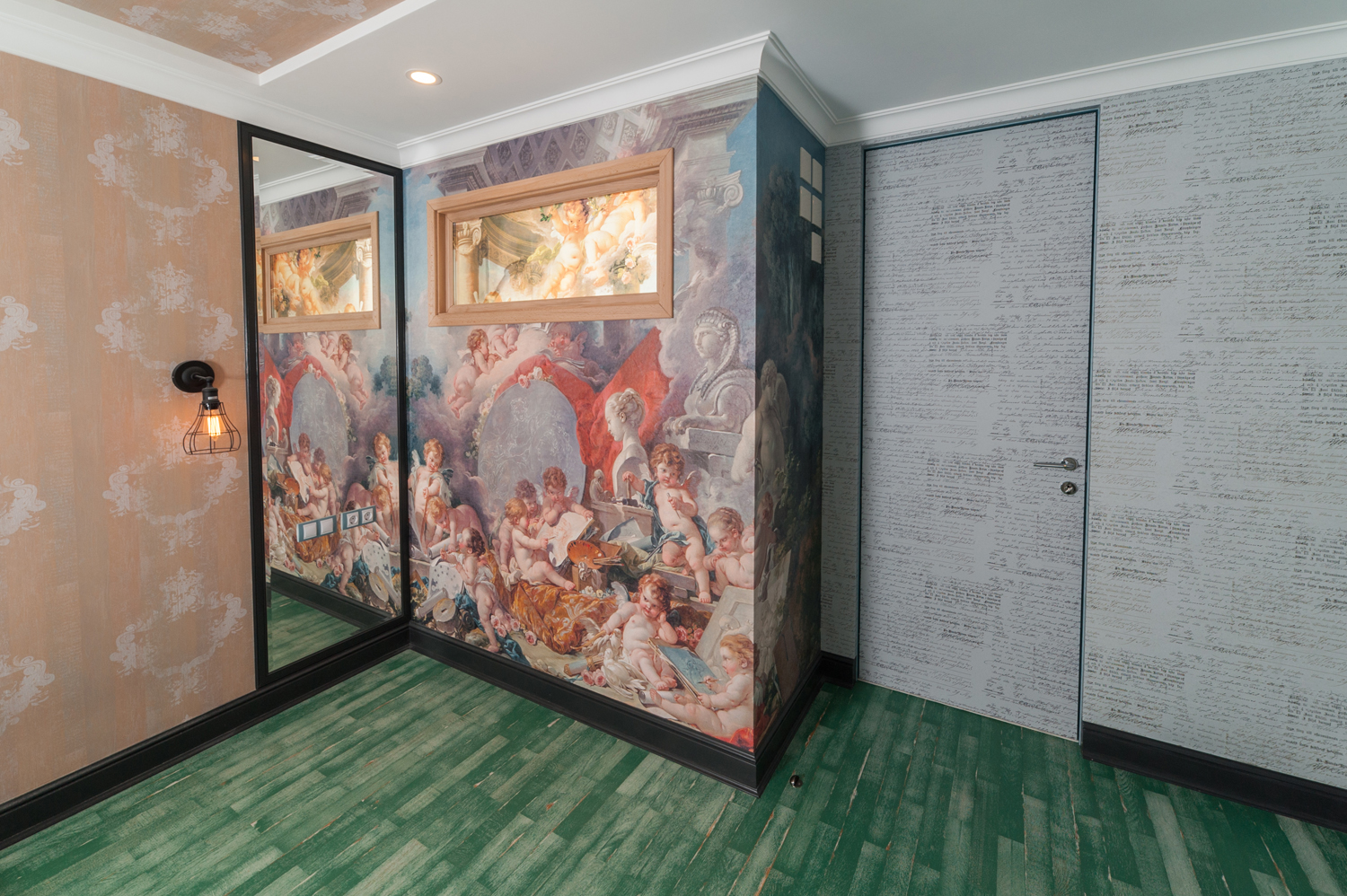 Спальня в красках Benjamin Moore